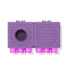 Jednoradový dvojradový priechodný rozdeľovač 6x90/160, MAX-VENT