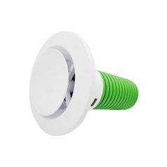 Anemostat přívodní do FLEX potrubí 75 mm, bílý