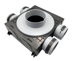 Dvojstranný rozdeľovač Forvent Reku Pro 4×75/160