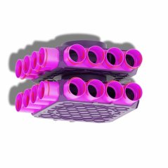 Rozdeľovač dvojradový 16x75/160, MAX-VENT