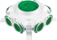 Rozdeľovač Awenta PRO štvorstranný jednoradový 8x90/160