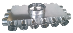 Rozdělovač čtyřstranný jednřadý 18x75/200 (3+6+3+6)