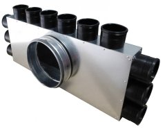 Rozdeľovač trojstranný jednoradový 12x50/160 - samotesniaci