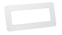 Plastový montážny rámček pre potrubie 204/60 mm