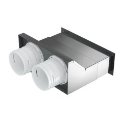 Kovový konektor do steny 2x75/200x55mm FlexiVent