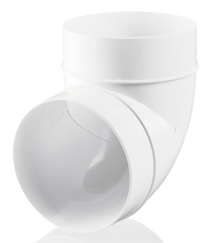 Okrúhle plastové koleno Ø100mm/90°