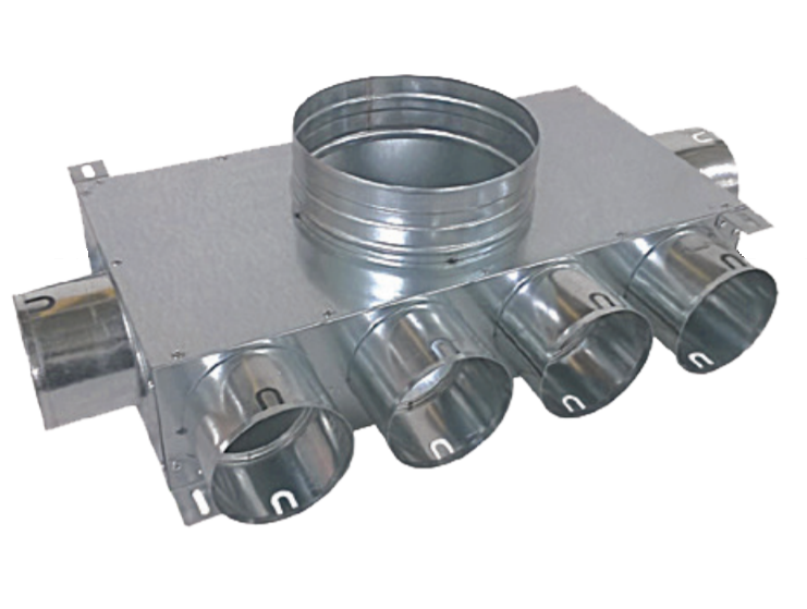 Rozdeľovač trojstranný jednoradový 6x75/160 (1+4+1+0)