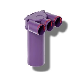 Plastový KLO box 3x75/125, MAX-VENT