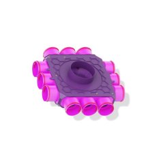 Jednoradový štvorstranný priechodný rozdeľovač 12x90/160, MAX-VENT