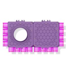 Jednoradový trojstranný priechodný rozdeľovač 16x75/200-200, MAX-VENT