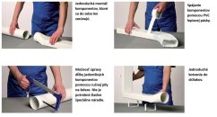 Okrúhle plastové potrubie Ø160mm, 1m