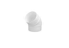 Kulaté plastové koleno Ø160 mm / 45°