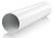Kulaté plastové potrubí Ø125mm, 1,5m