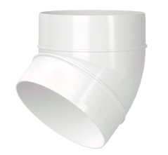 Kulaté plastové koleno Ø100 mm / 45°