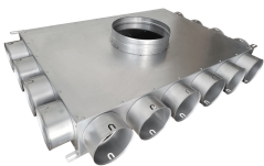 Rozdeľovač trojstranný jednoradový 14x90/200 (4+6+4+0)