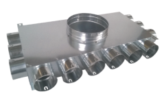 Rozdeľovač trojstranný jednoradový 12x75/160 (3+6+3+0)