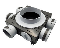 Trojstranný rozdeľovač Forvent Reku Pro 5×75/160