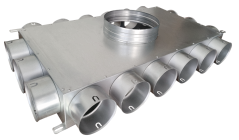 Rozdělovač čtyřstranný jednřadý 18x90/200 (3+6+3+6)