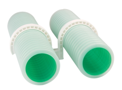 Úchyty pro montáž FLEX potrubí 2xØ75mm, bílé