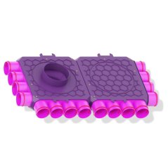 Rozdeľovač trojstranný prechodový 16x75/160-160, MAX-VENT