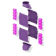 Jednoradový dvojstranný priechodný bočný rozdeľovač 16-75-200 MAX-VENT