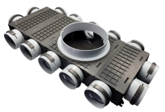 Štvorstranný rozdeľovač Forvent Reku Pro 14×75/200