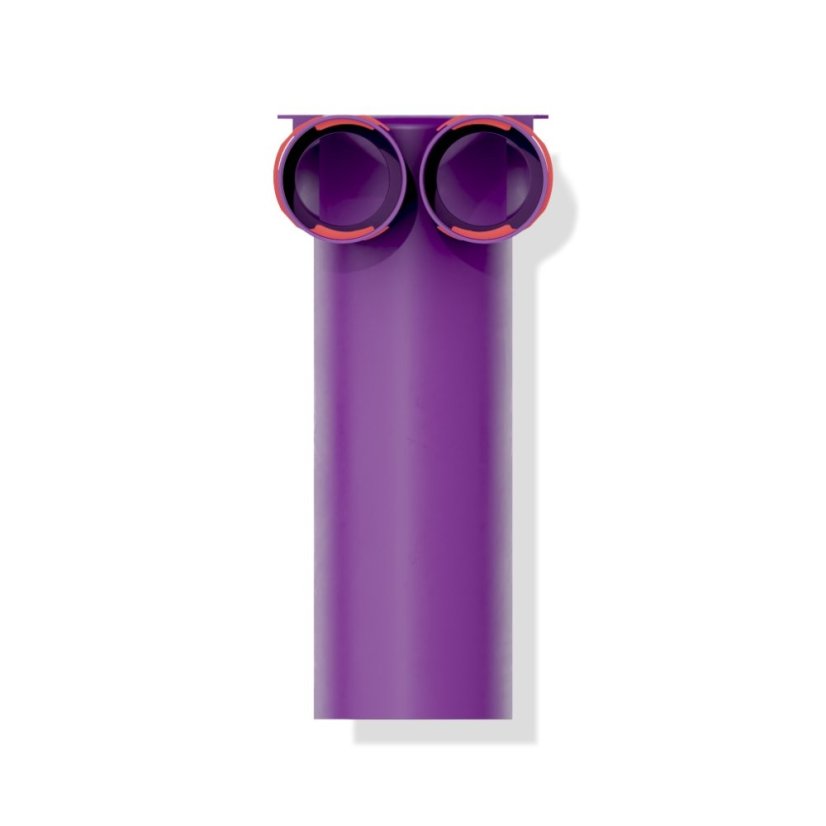 Plastový KLO box 2x90/125, MAX-VENT