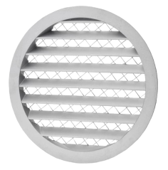 Hliníková fasádna vetracia mriežka USAV - strieborná