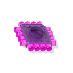 Jednoradový štvorstranný priechodný rozdeľovač 16x75/200-200, MAX-VENT