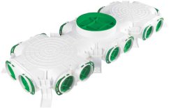 Rozdeľovač Awenta PRO štvorstranný jednoradový 16x90/200