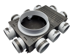 Štvorstranný rozdeľovač Forvent Reku Pro 10×75/200