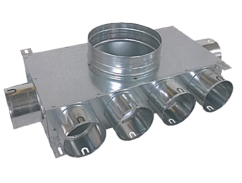 Rozdeľovač trojstranný jednoradový 6x75/160 (1+4+1+0)