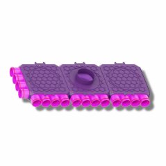 Rozdeľovač dvojstranný jednoradový 16x75/160, MAX-VENT