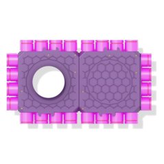 Jednoradový štvorstranný priechodný rozdeľovač 24x75/200-200, MAX-VENT