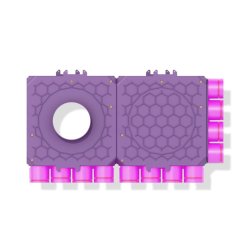 Rozdeľovač dvojstranný jednoradový 12x75/160-160, MAX-VENT