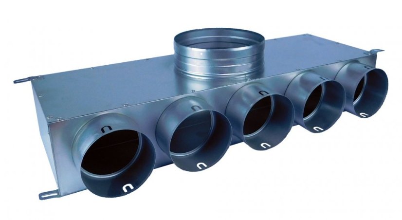 Rozdeľovač jednostranný jednoradový 5x90/160 (5+0+0+0)