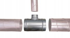 Odbočka "T"-kus 400-200-400
