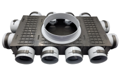 Štvorstranný rozdeľovač Forvent Reku Pro 12×75/200