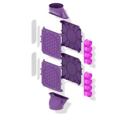 Jednoradový priechodný bočný rozdeľovač 8-75-200 MAX-VENT