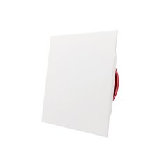 Anemostat se čtvercovým panelem, přívodní/odvodní 125 mm, bílý