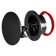 Univerzální anemostat přívodní/odvodní, směrový 125 mm, černý
