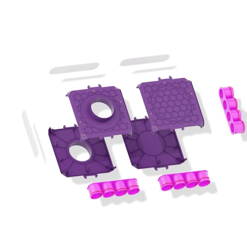 Rozdeľovač dvojstranný jednoradový 12x75/160-160, MAX-VENT