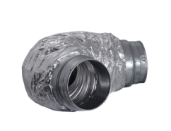 Flexibilný tlmič s izoláciou 25mm,  dĺžka 1000mm