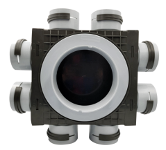 Štvorstranný rozdeľovač Forvent Reku Pro 8×75/160