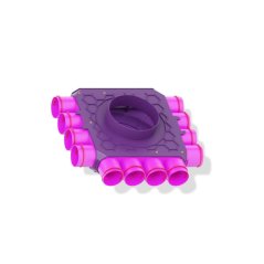 Rozdeľovač jednoradový trojstranný 12x75/200, MAX-VENT