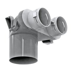 Plastový KLO box 2x75/125, FlexiVent