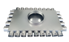 Rozdeľovač štvorstranný jednoradový 28x50/200 (5+9+5+9)